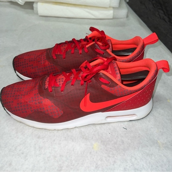 Nike Air Max Tavas Print [742781-600] Running Red/Burgundy-White Size 11M - Picture 5 of 11